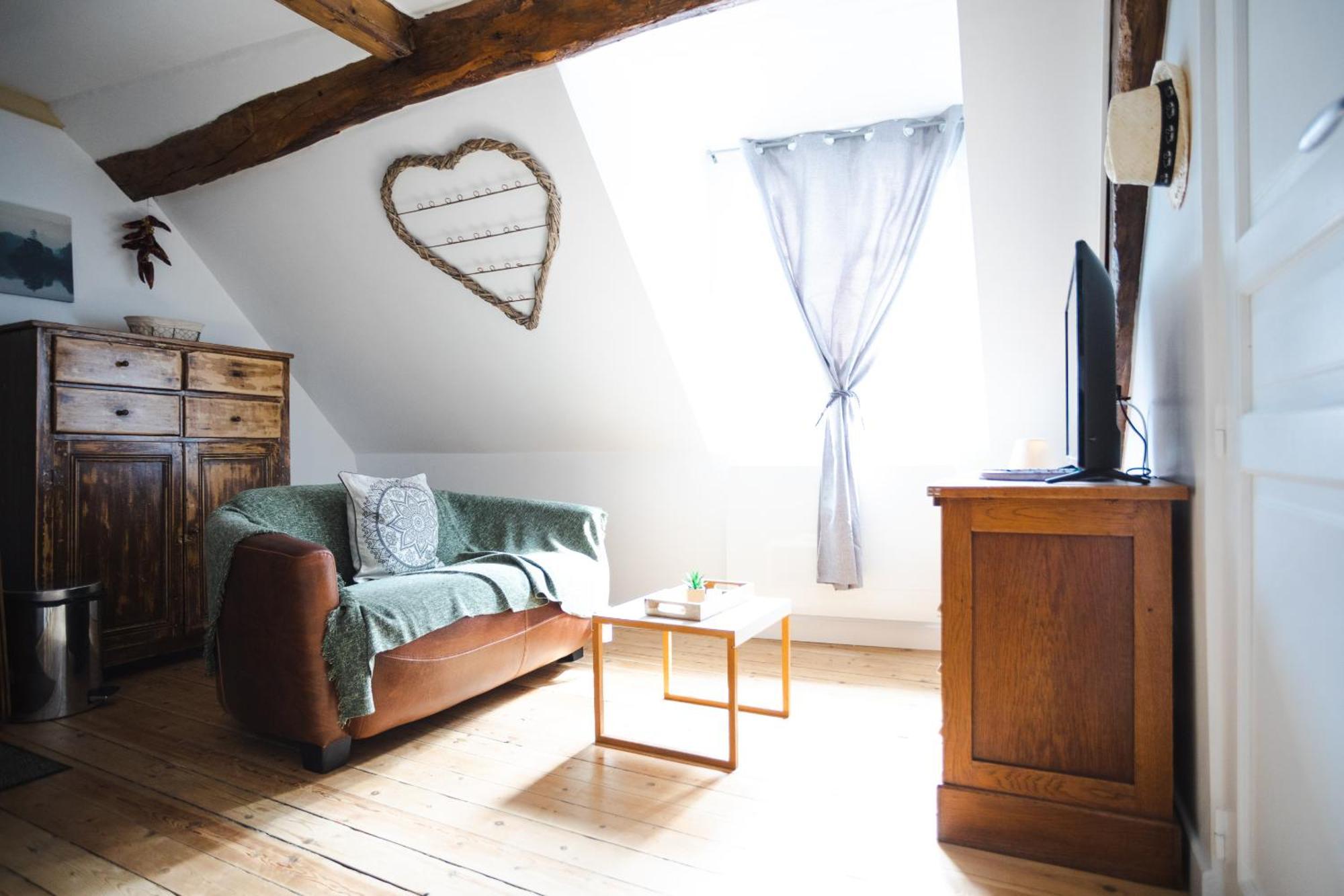 La Villa Au Petit Bonheur Honfleur Rum bild